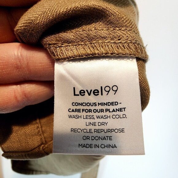 Evereve Level 99 Emme Belted Utility Jacket Linen Lyocell Blend Eco Friendly XS - Picture 5 of 11